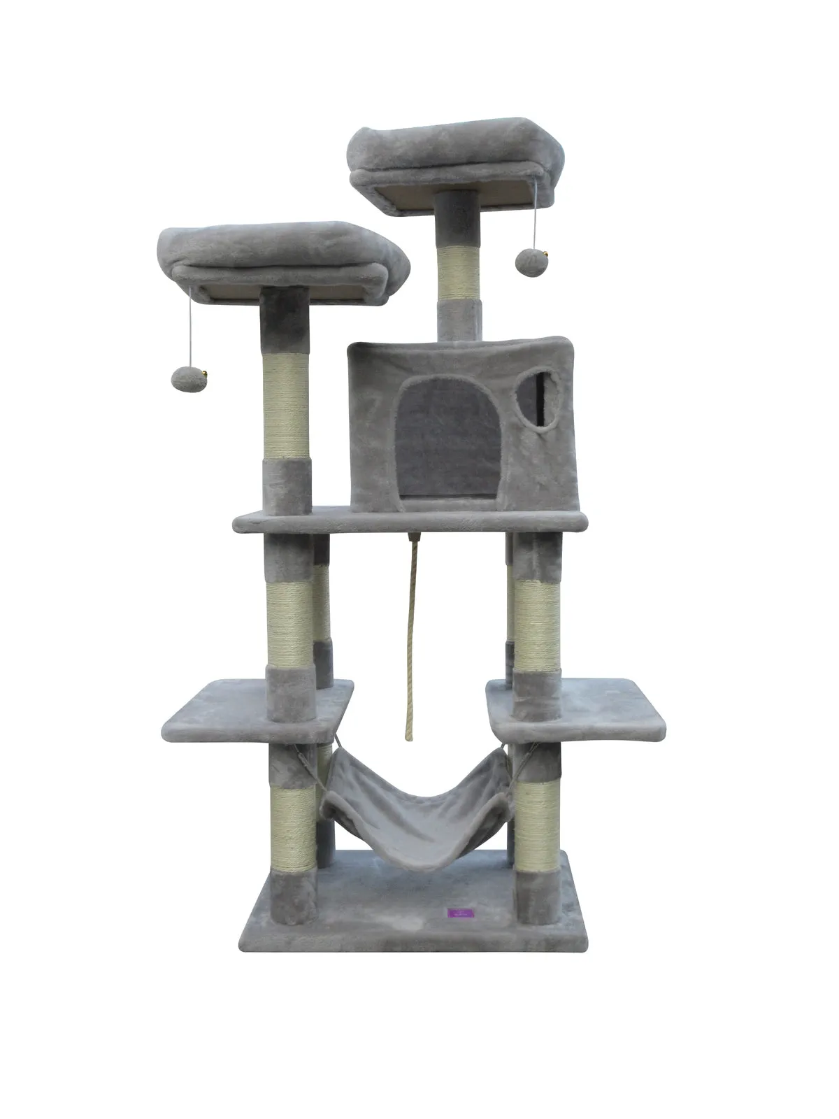 145cm Cat Scratching Post Tree | Scratcher Pole | Little Grey
