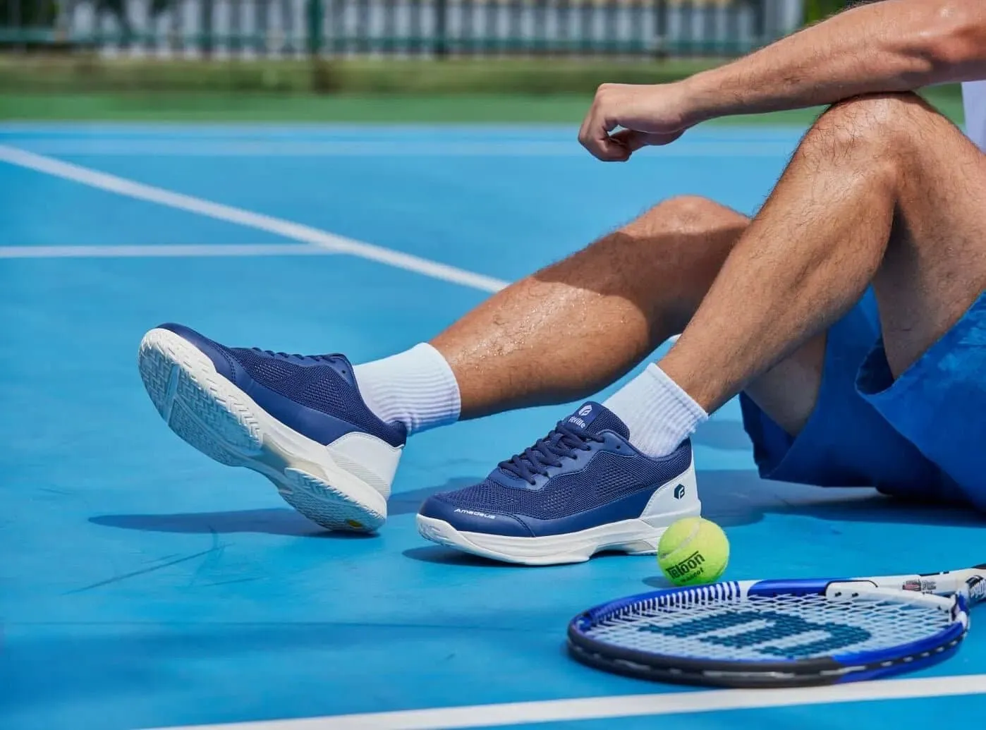 FitVille Men's Court Tennis Amadeus V2 Medium/D