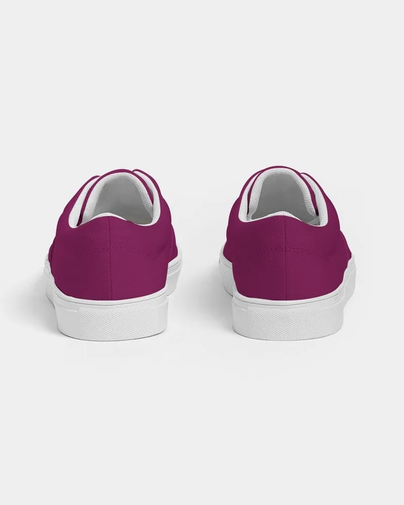 Medium Dark Magenta Men's Canvas Sneakers | Men's | Medium Dark Pure Magenta | C0M100Y0K60
