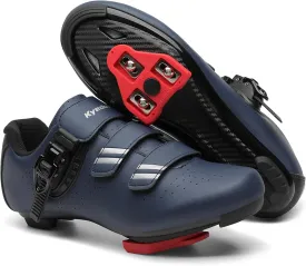 Mens Womens Cycling Shoes Compatible with Pelaton Bike Shoes Road Bike Shoes Riding Bicycle Pre-Installed with Delta Cleats Clip Indoor Outdoor Pedal