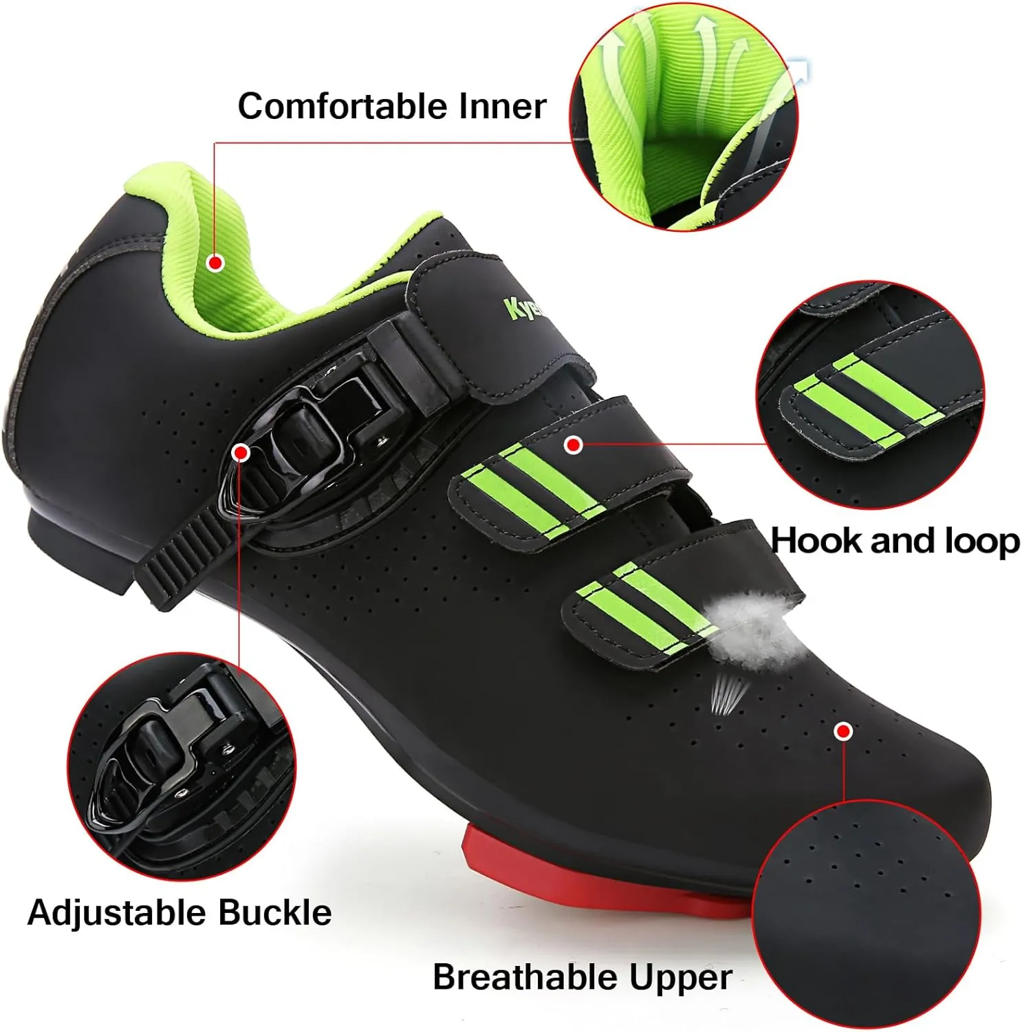 Mens Womens Cycling Shoes Compatible with Pelaton Bike Shoes Road Bike Shoes Riding Bicycle Pre-Installed with Delta Cleats Clip Indoor Outdoor Pedal