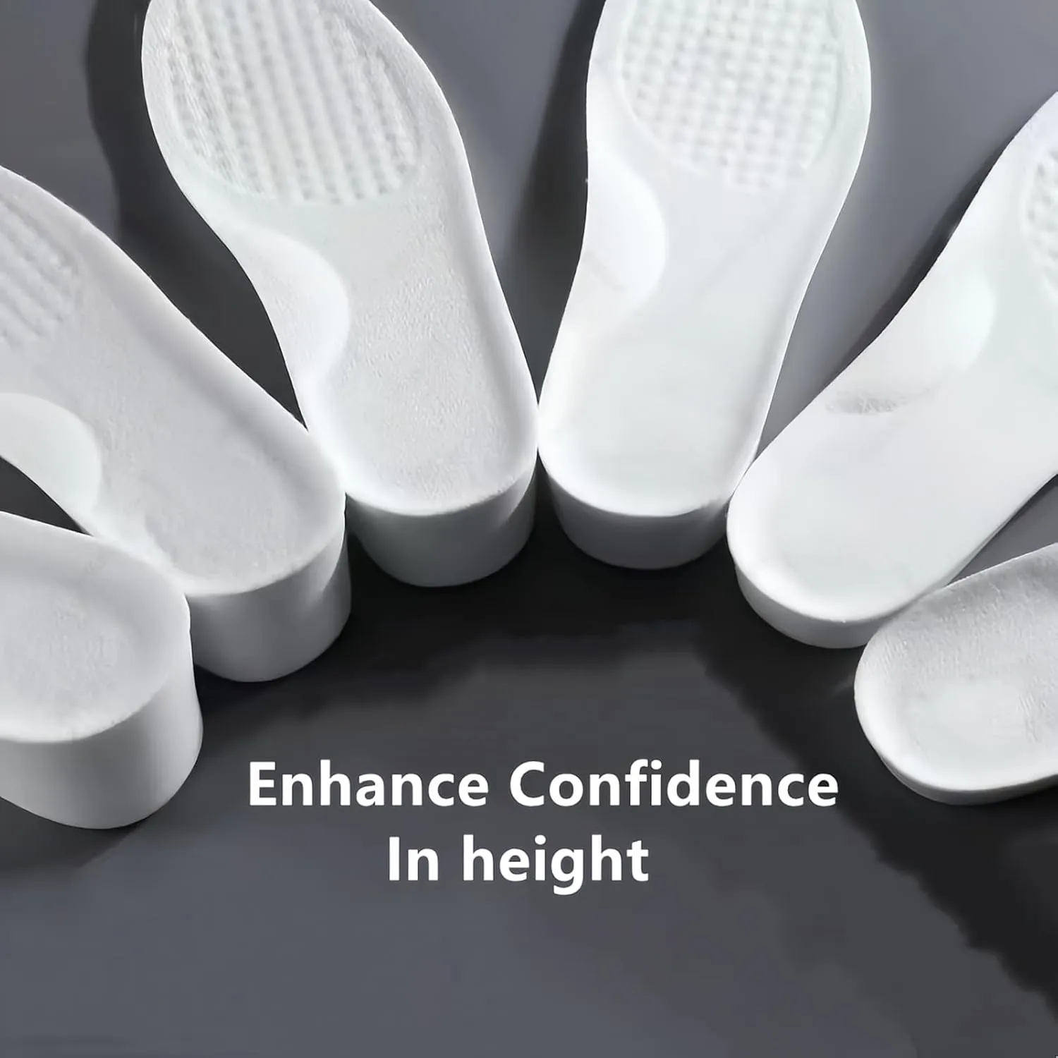 Shoe Inserts To Make You Taller,Height Increase Insoles for Man Women Kids,Foot Heel Lifts for Shoes Leg Length Discrepancy,Shoe Height Booster,Height Boosting Insoles for Men (9.3''Lx1.6''UP) (1PAIR)